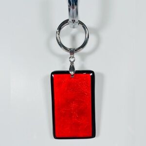 Red Bag Charm Keychain